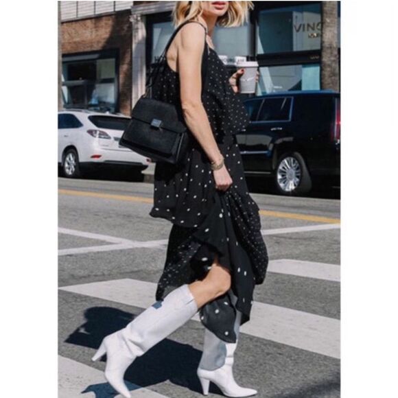 Anine Bing Revolve Daisy Maxi Dress, Black & White, NWT, Size XS - Picture 14 of 14